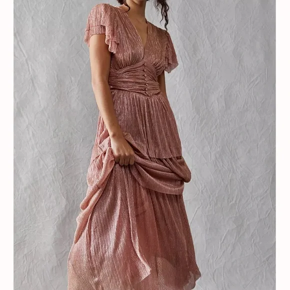 sabina musayev brown dress SUNNIVA DRESS